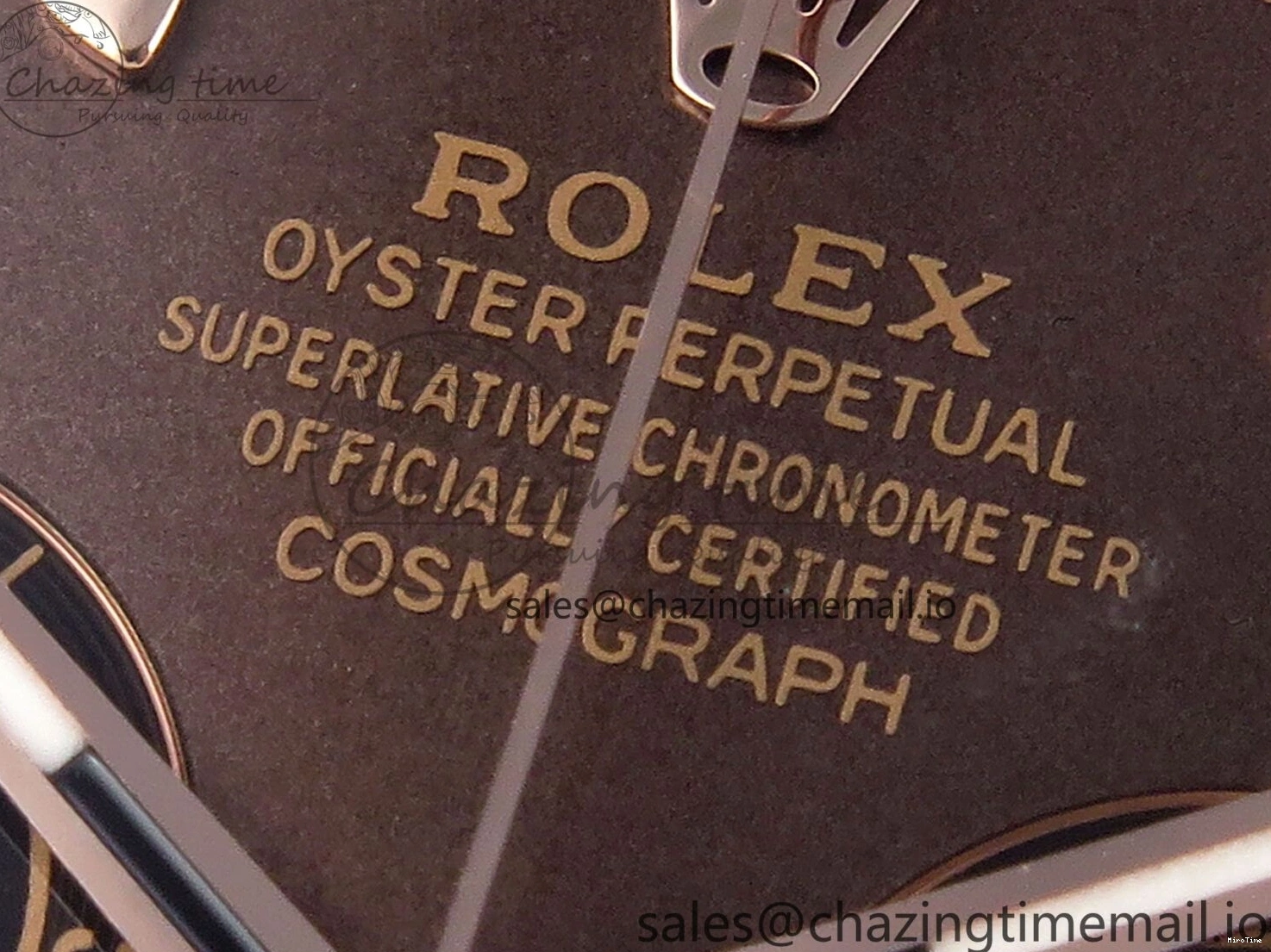 MiroTime 0302 Daytona 116505 KING 1:1 Best Edition Chocolate Dial on RG Bracelet SH OdorResistant 1932